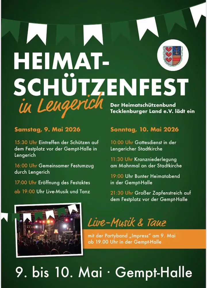 Programm Heimatschützenfest 2026