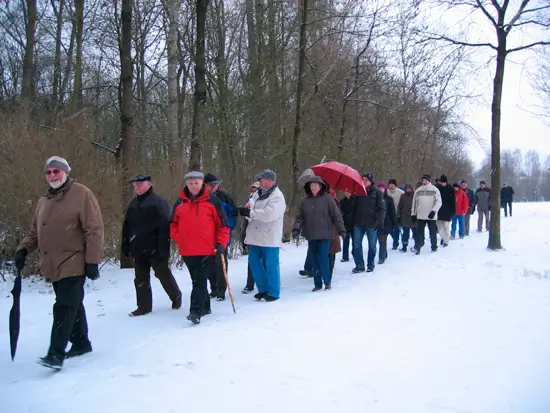 Grünkohlwanderung im Schnee