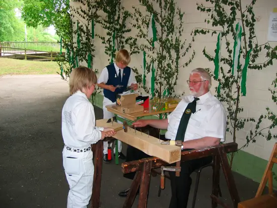 Spiele beim Kinderschützenfest