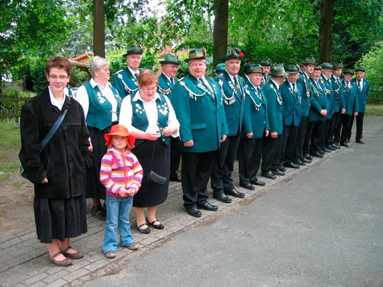 Antreten des Vereins