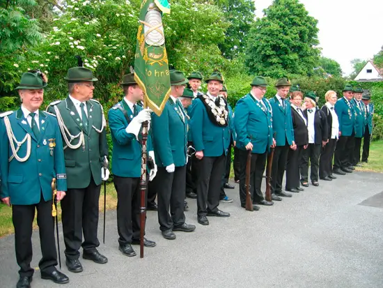 Antreten des Vereins
