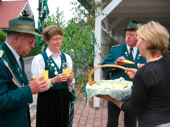 Brötchen beim König