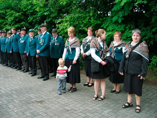 Antreten des Vereins