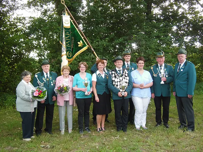 Pokalgewinner und Geehrte für langjährige Mitgliedschaften