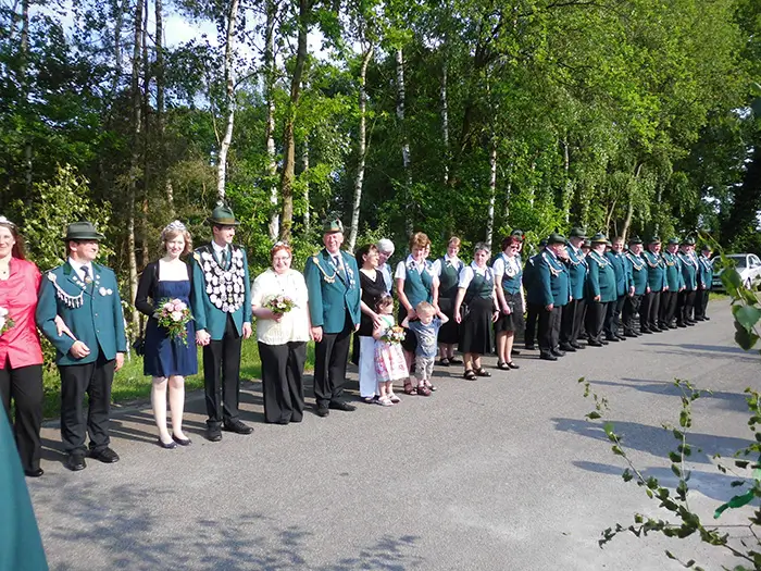 Antreten des Vereins